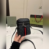 (配盒)size：14×19gucci 酷奇ophidia 老花手機包老