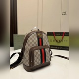 (無盒）size：24×30gucci 酷奇ophidia 老花雙肩包老