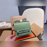（禮盒包裝）升級版尺寸18.14 愛馬仕豬鼻子包迷你版 萌萌哒，也太可愛了，