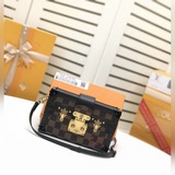 實拍lv box小盒子  petite malle monogram 木盒子包