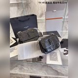 全套包裝小号原版牛皮聖羅蘭翻蓋郵差包自留推薦2023聖羅蘭ysl-niki專櫃