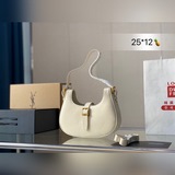 牛皮版本聖羅蘭 1YSL Le Fermoir腋下包想挑-一 款小衆時髦的