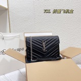 免稅店 飛機折疊禮盒 YSL UPTOWN信封鍊條包 #聖羅蘭信封包最新款u