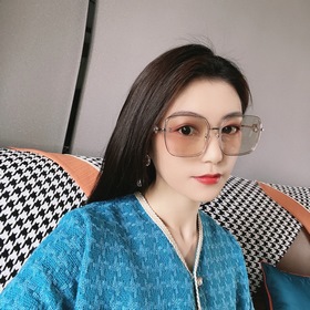 Burberry博柏利大框墨鏡 BE4366 素顔上鏡色 透明銀