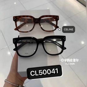 CELINE百搭方框太陽鏡平光鏡同步上新 型號：CL50041 尺寸：5