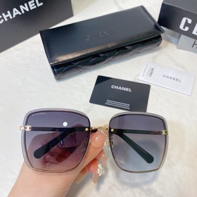 ChANEL香奶奶切邊設計 絕絕子方形框時尚百搭 夏日糖果色  無敵奈斯的CH