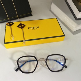 簡單小方形FENDI*FF0646方形小框  尺寸：49-24-145配鍊子