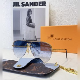 LOUIS VUITTON* 字母印花飛行員墨鏡 尺寸：60-16-140