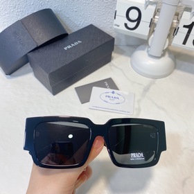 Prada/普拉達2023 官網同步新款每一付獨立編碼高版prada鏡腿标志