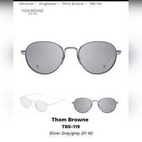 THOM BROWNE  型號：TBS119