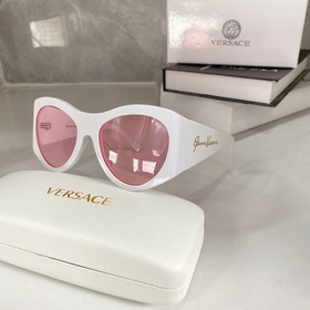 高版本  金燦燦美杜莎女王頭像 左右不一logoVERSACE   型號：VE