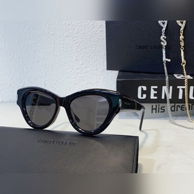 SAINT LAURENT 聖羅蘭  YSL  SL506貓眼墨鏡推薦 修飾方圓